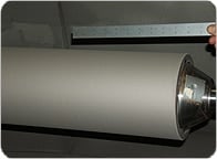 Metallizing: Grip & Feed Rolls Metallizing: Grip & Feed Rolls